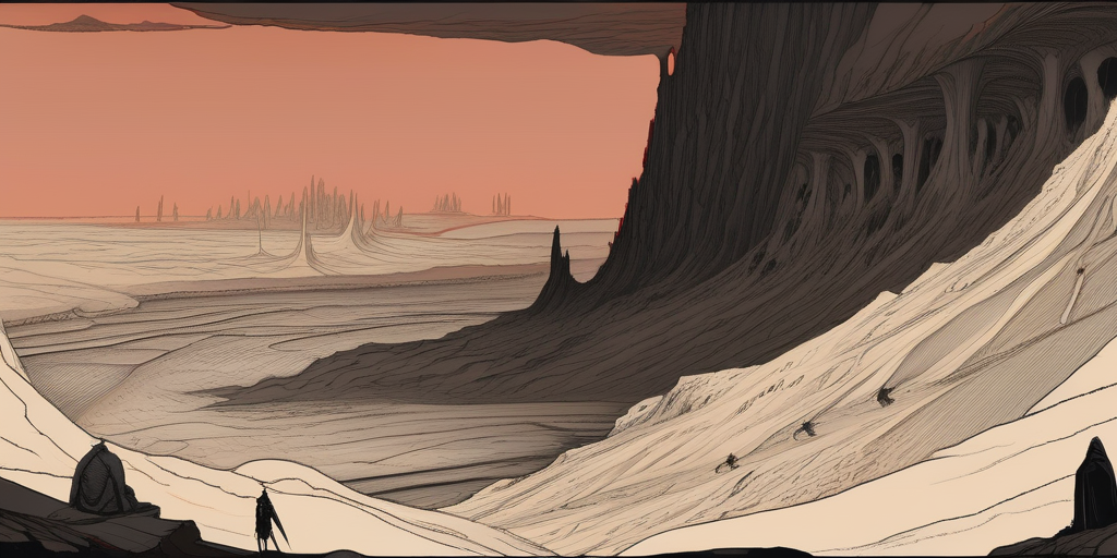 Abyssal — endless chasms and flesh-architecture ruins